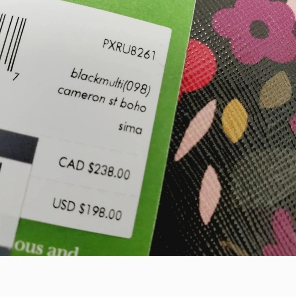 NWT Authentic Kate Spade Sima Floral Print Leather Crossbody/purse - Picture 8 of 11